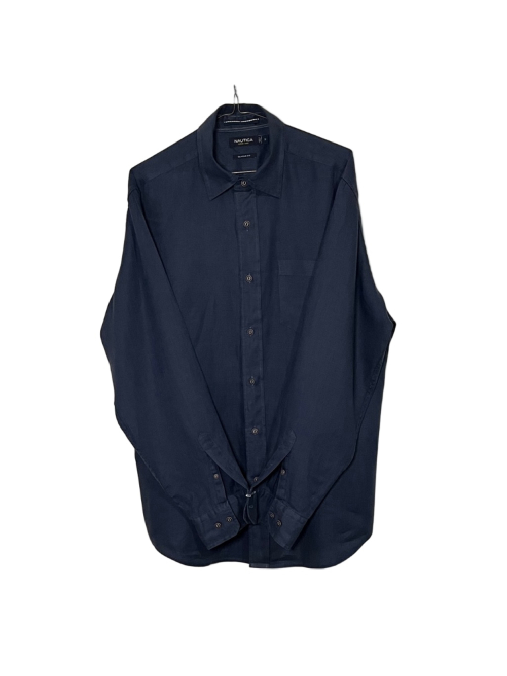 Nautica Dark Blue Dress Shirt
